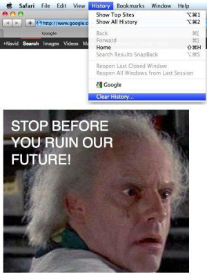 Doc Brown's got a point, you know!