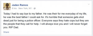 ... Cop’s 13-year-old Son Shares His Grief on Facebook: ‘RIP Dad
