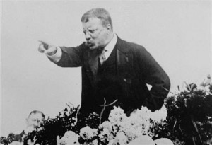 TR campaigning and doing his thing in 1900