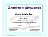 Certificates of scholarship This is your index.html page