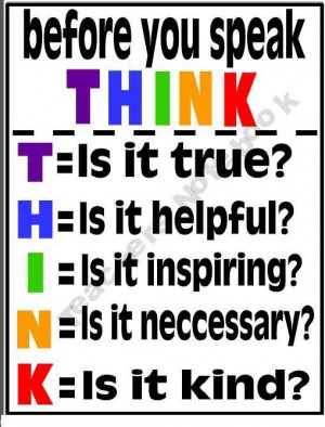 ... .com/product/LynsTod731/think-poster-prevent-gossip-in-your-classroom