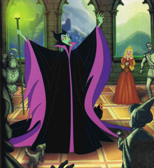 An illustration of Maleficent ascending in Maleficent's Revenge .