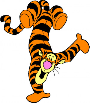 ... bounced at all, in just the beautiful way a Tigger ought to bounce