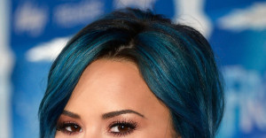 Demi Lovato Blue Hair And...