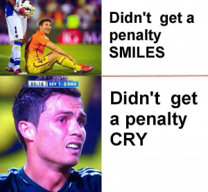 The difference between Messi and Ronaldo