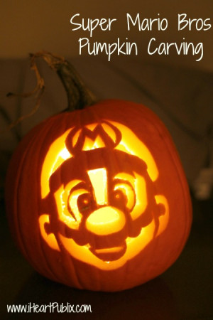 Mario Boo Pumpkin Carving Stencils Patterns