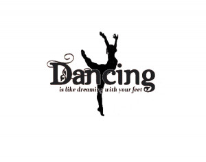 ... Decal Quote Vinyl Ballet Girls Dance Decor Wall Quote Decal 2 color