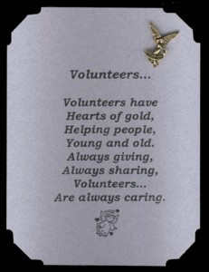 Volunteer Pin & Poem