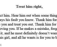 Treat Your Man Right Quotes