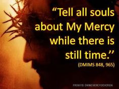 Message of Divine Mercy - we WANT reminders of God's mercy and healing ...