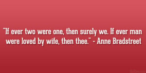 Anne Bradstreet Quote