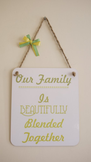 Blended Family Quotes Sayings Wall art blended family wall