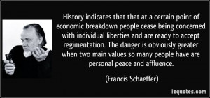 More Francis Schaeffer Quotes