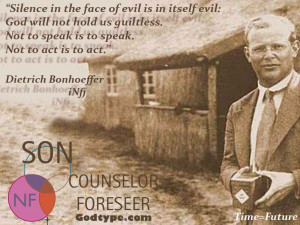 Dietrich Bonhoeffer Paraphrase Quote: “Not To Vote (For Romney) Is ...