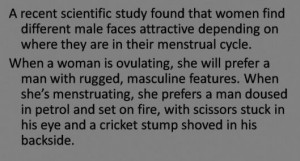 funny how woman look at men scientific studies ovulating funny quote