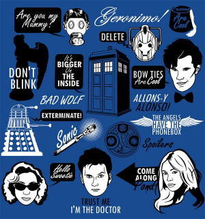 Doctor Who Quotes by Tom Trager, via Flickr