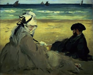 On the Beach, 1873 by Edouard Manet