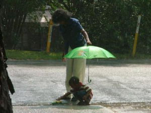 Related Pictures playing in the rain