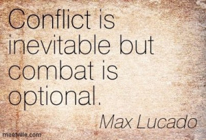 Conflict vs combat