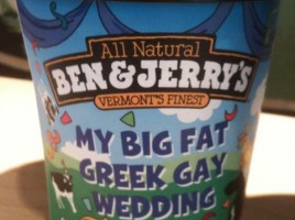 ... marriage equality: Ben & Jerry's My Big Fat Greek Gay Wedding