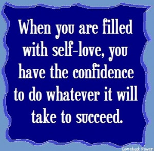 Self-love and confidence quote via Comeback Power at www.Facebook.com ...