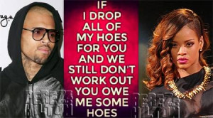 Looks like someone might have heard word of Chris Brown 's sighting ...