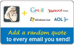 Use QuotesDaddy for your Email signature
