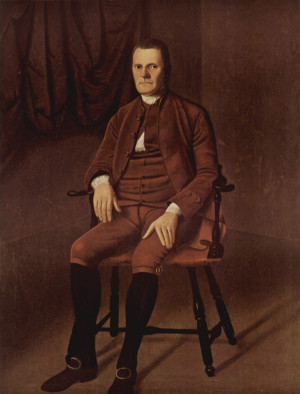 Roger Sherman, who helped come up with the Great Compromise. Painting ...