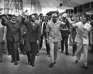 Sam Nujoma, Samora Machel, Kenneth Kaunda and President Mugabe