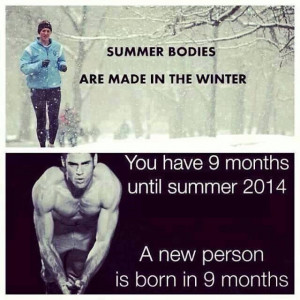 Fitness quote - summer is not far away