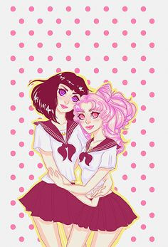 Sailor Moon / Hotaru and chibi Usa