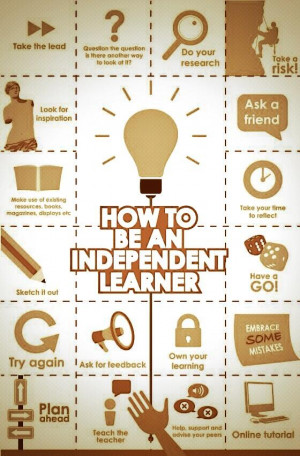Awesome Visual Featuring 18 Tips to Raise Independent Learners