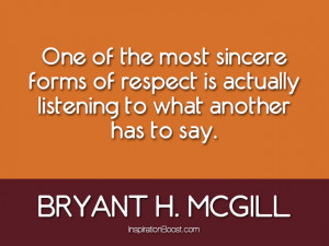 Bryant H. McGill Respect Quotes