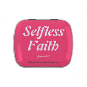Bible Quotes Agrainofmustardseed.com Pink Jelly Belly Tin