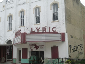 Abandoned Lyric Theatre in Flatonia, TX