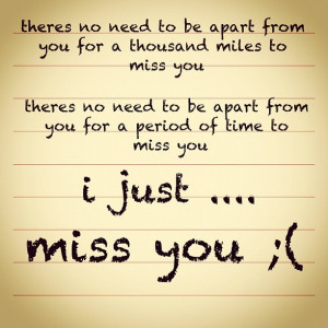 miss you quotes i miss you more than words