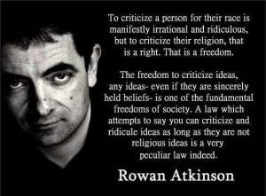 Rowan Atkinson On The Difference Between Bigtory And Criticism