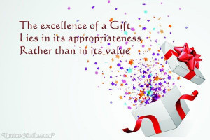 The excellence of a Gift