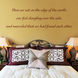We Found Each Other - Quote - Wall Decals