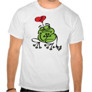 Cute Broken Heart, Anti Valentine's Day Frog T Shirt