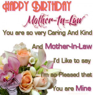 Happy Birthday To A Special Mother-In-Law ♥