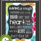 came across this quote and it struck a chord with me. It is my hope ...