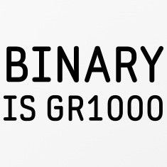 binary is great gr8 math humor phone tablet cases designed by ...