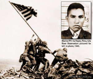 ... Battle of Iwo Jima in 1945 . Famous war photo reenactment: Joe