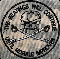 OML Patches - The beatings will continue until morale improves patch ...