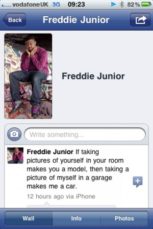 If taking pictures of yourself in your room makes you a model, then ...