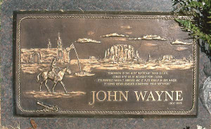 JOHN WAYNE'S GRAVE