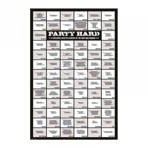 Party Hard - Quotes College Poster