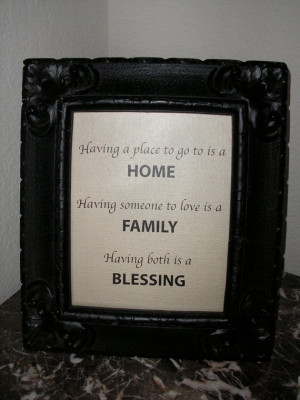 Home Family Blessing Canvas Board 8 X 10 Picture for by nlcorder, $18 ...