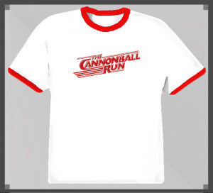 Cannonball Run 80S Movie T Shirt